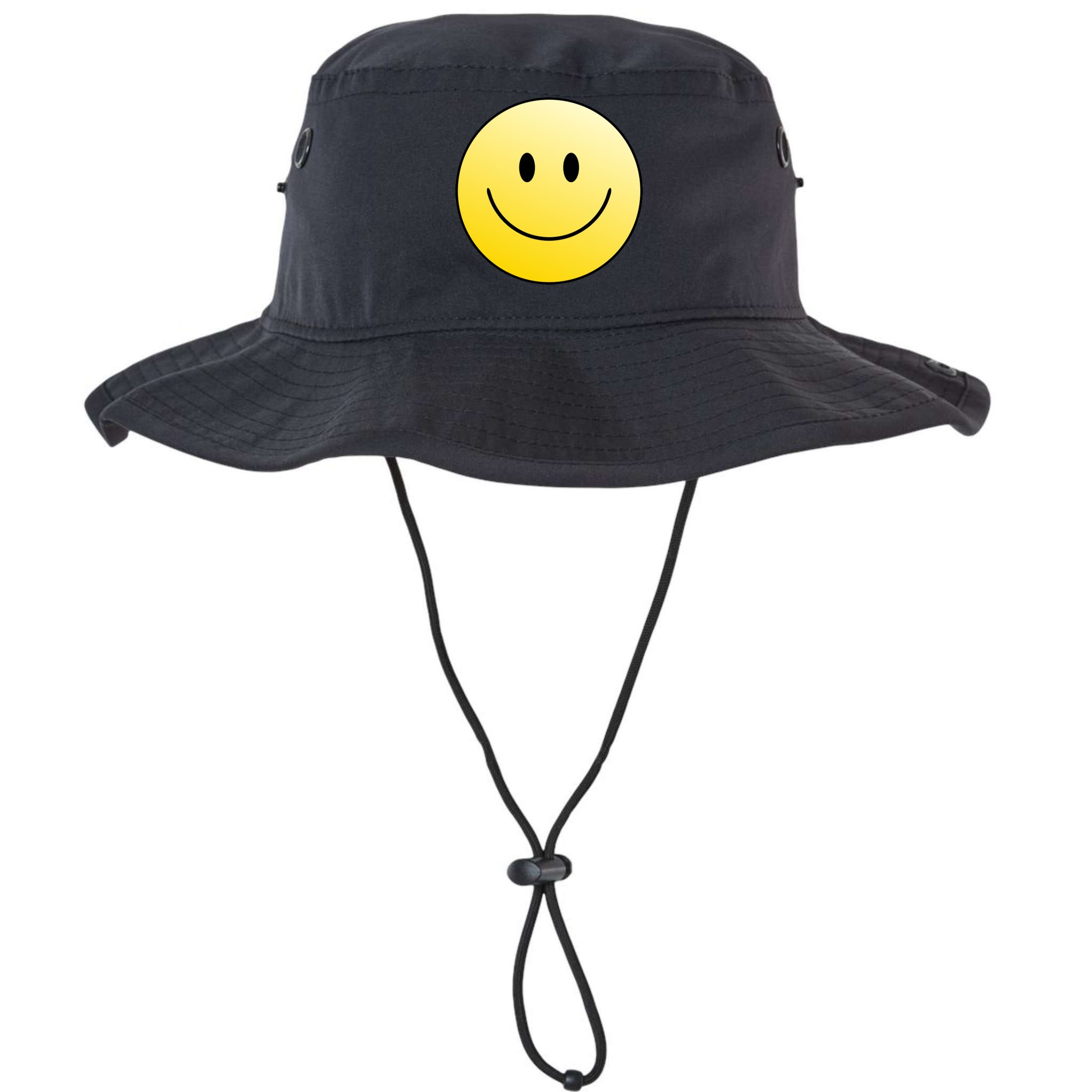 Happy Face Circle Bucket Hat