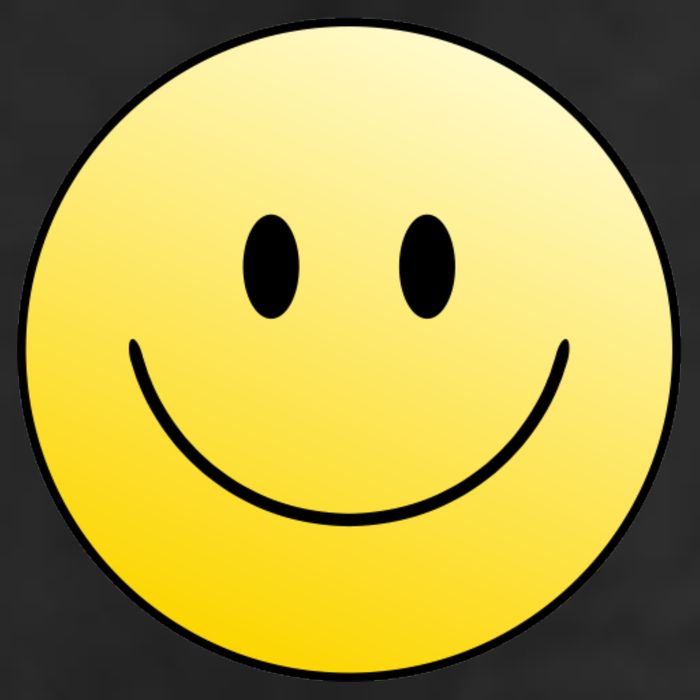 Happy Face Circle Trucker Hat