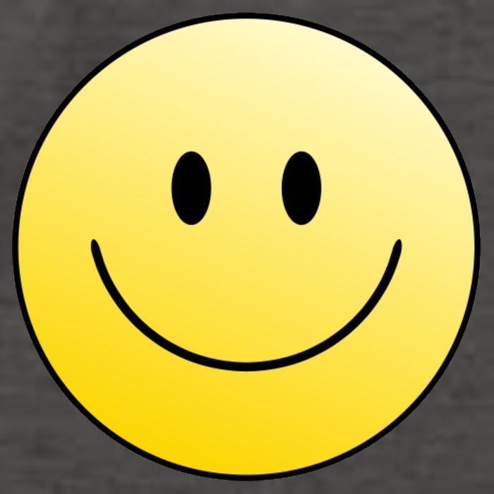 Happy Face Circle Vector Backpack