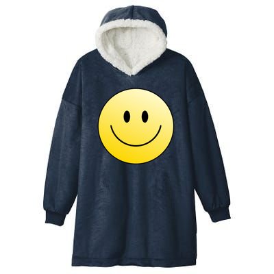 Happy Face Circle Hooded Wearable Blanket