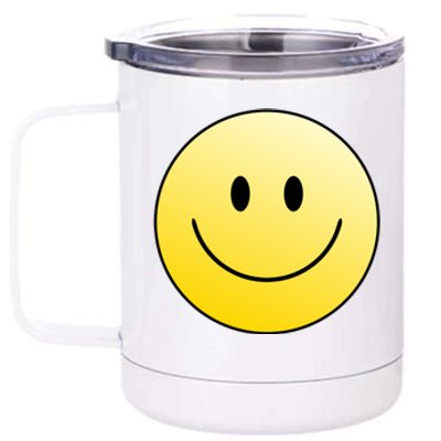 Happy Face Circle 12 oz Stainless Steel Tumbler Cup