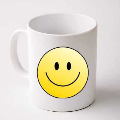 Happy Face Circle Coffee Mug