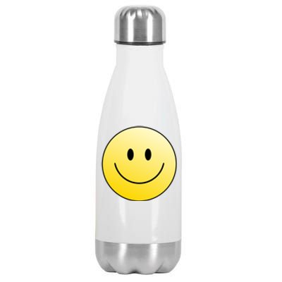 Happy Face Circle Stainless Steel Insulated Water Bottle