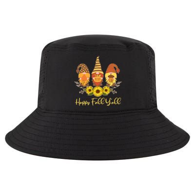 Happy Fall Y'all Cute Autumn Gnomes Cool Comfort Performance Bucket Hat