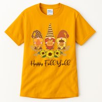 Happy Fall Y'all Cute Autumn Gnomes Tall T-Shirt
