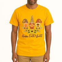 Happy Fall Y'all Cute Autumn Gnomes Tall T-Shirt