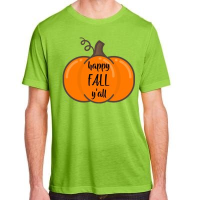 Happy Fall Y'all Pumpkin  Adult ChromaSoft Performance T-Shirt