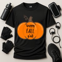 Happy Fall Y'all Pumpkin  Cooling Performance Crew T-Shirt