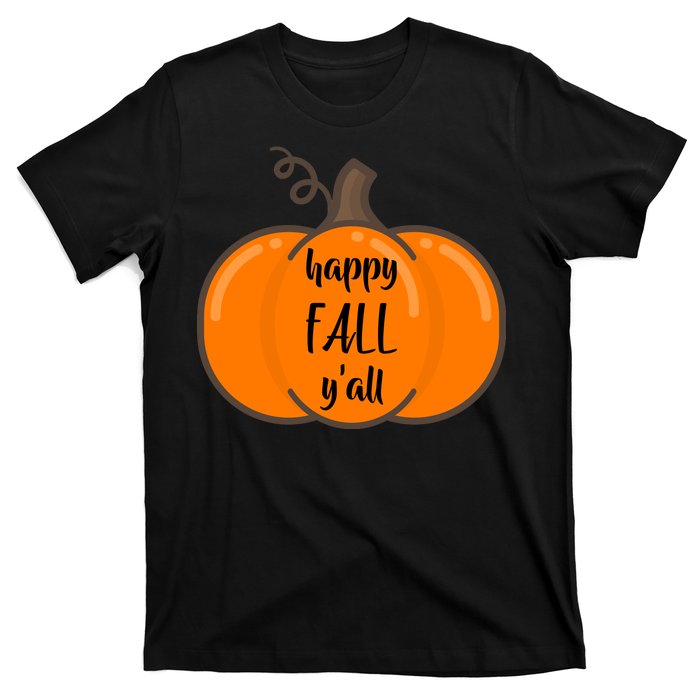 Happy Fall Y'all Pumpkin  T-Shirt