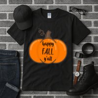 Happy Fall Y'all Pumpkin  Tall T-Shirt