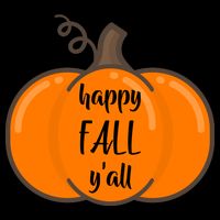 Happy Fall Y'all Pumpkin  Tall T-Shirt