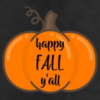 Happy Fall Y'all Pumpkin  Adult Drive Performance Visor