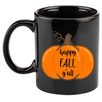 Happy Fall Y'all Pumpkin  11oz C Handle Ceramic Mug