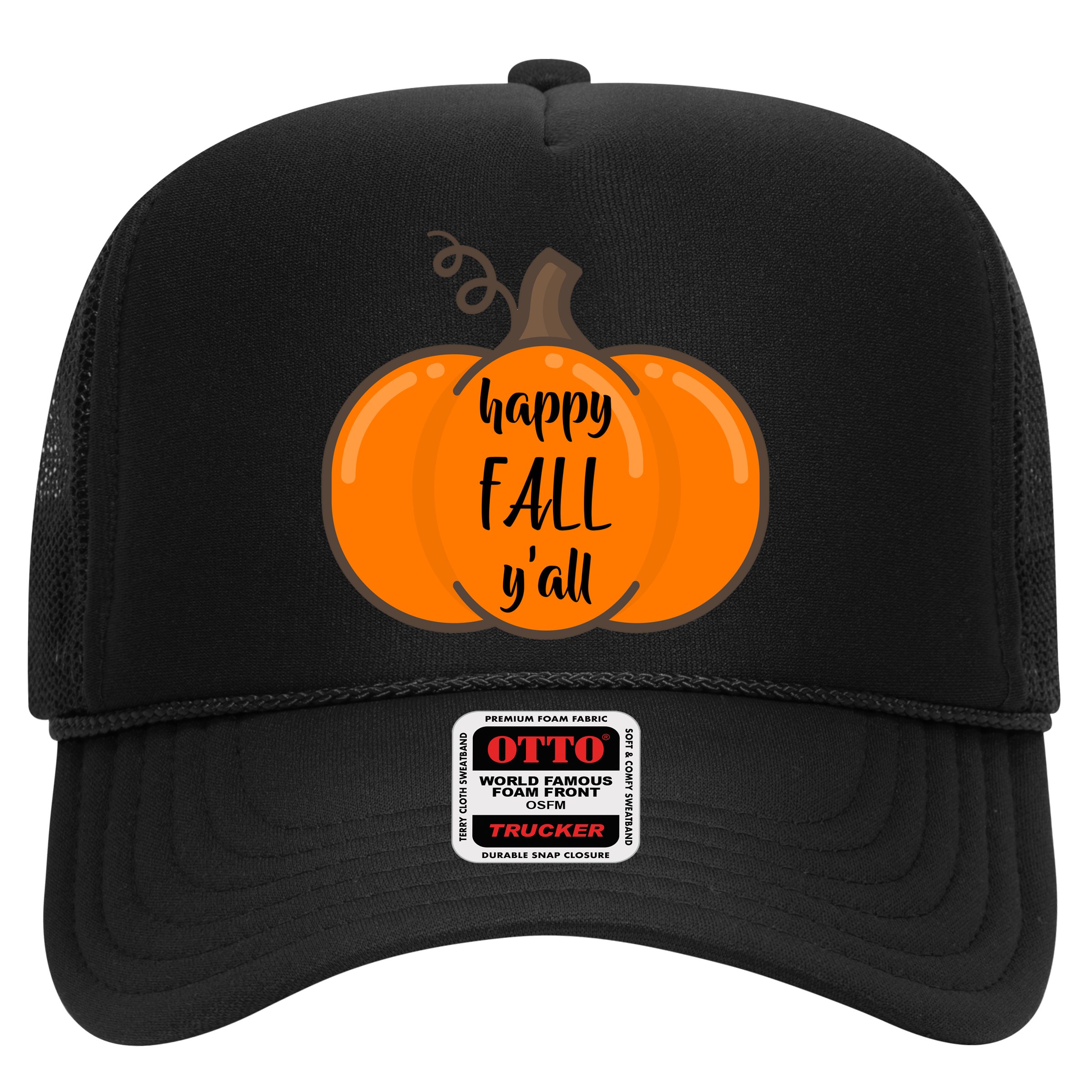 Happy Fall Y'all Pumpkin  Hat