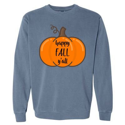 Happy Fall Y'all Pumpkin  Garment-Dyed Sweatshirt