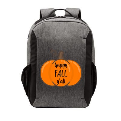 Happy Fall Y'all Pumpkin  Vector Backpack