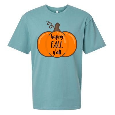 Happy Fall Y'all Pumpkin  Sueded Cloud Jersey T-Shirt