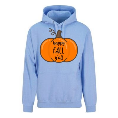 Happy Fall Y'all Pumpkin  Unisex Surf Hoodie