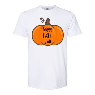 Happy Fall Y'all Pumpkin  Softstyle CVC T-Shirt