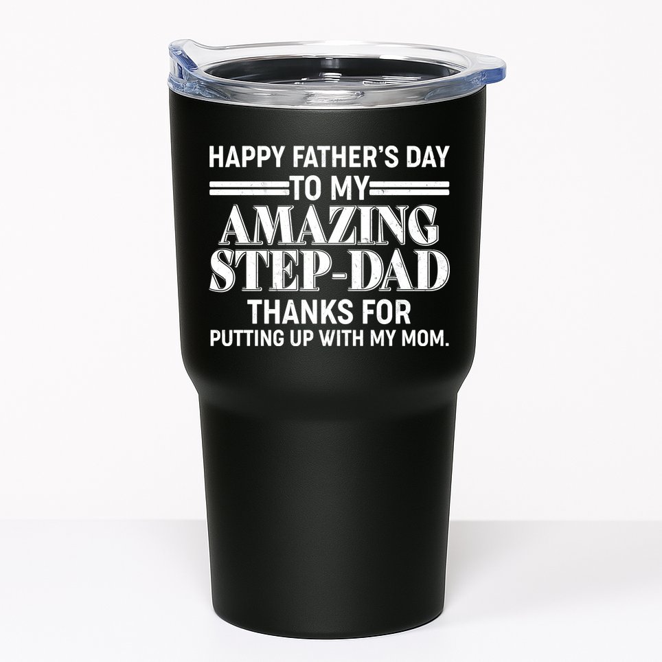 Happy Father's Day Amazing Step Dad Tumbler