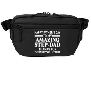 Happy Father's Day Amazing Step Dad Crossbody Pack