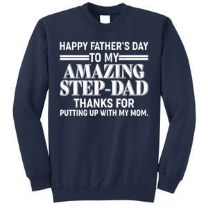 Happy Father's Day Amazing Step Dad Sweatshirt