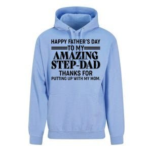 Happy Father's Day Amazing Step Dad Unisex Surf Hoodie