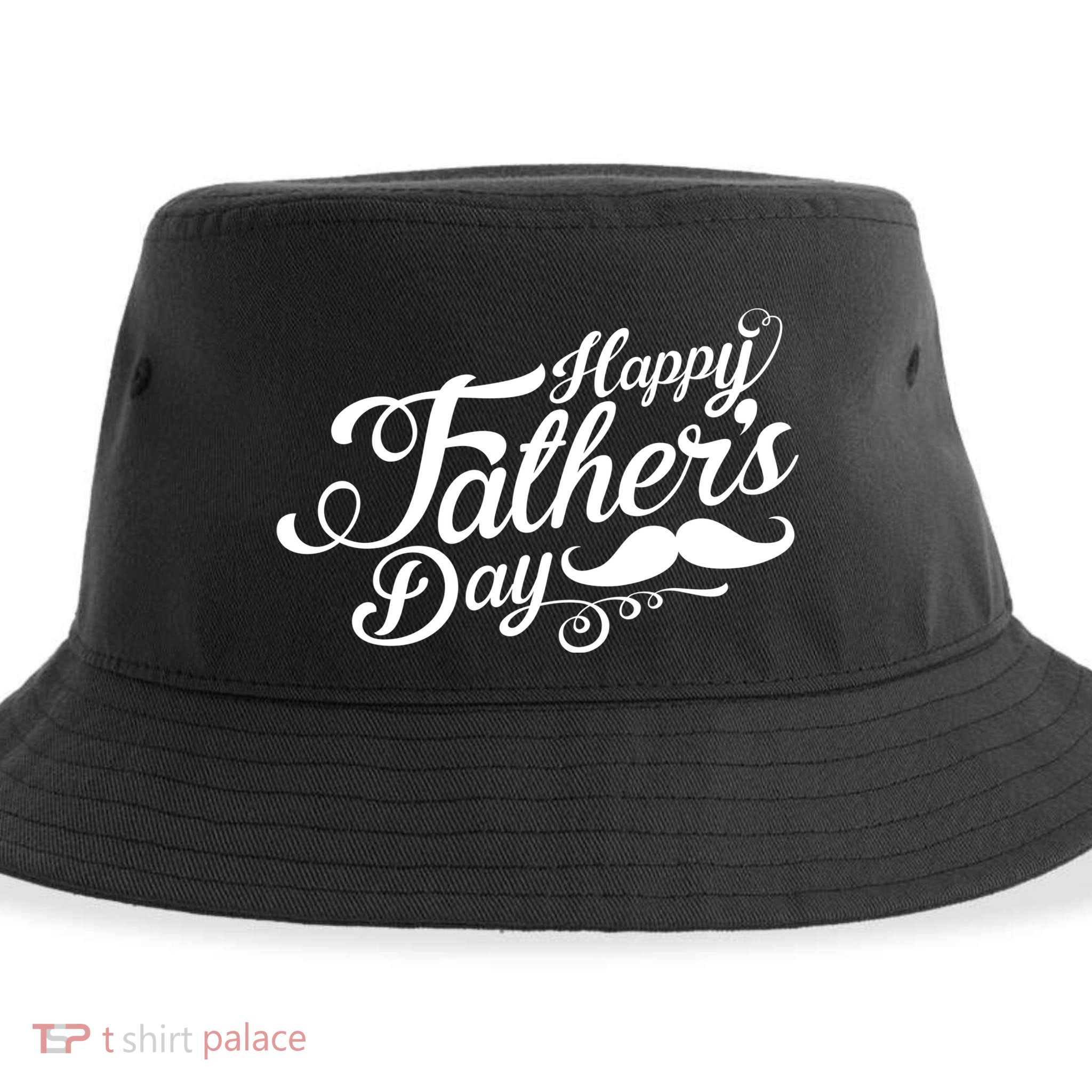 Happy Father's Day Fancy Mustache  Sustainable Bucket Hat