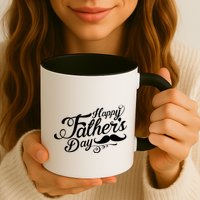 Happy Father's Day Fancy Mustache  Mug
