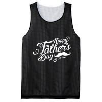 Happy Father's Day Fancy Mustache  Mesh Reversible Basketball Jersey Tank