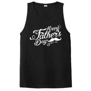 Happy Father's Day Fancy Mustache  PosiCharge Competitor Tank