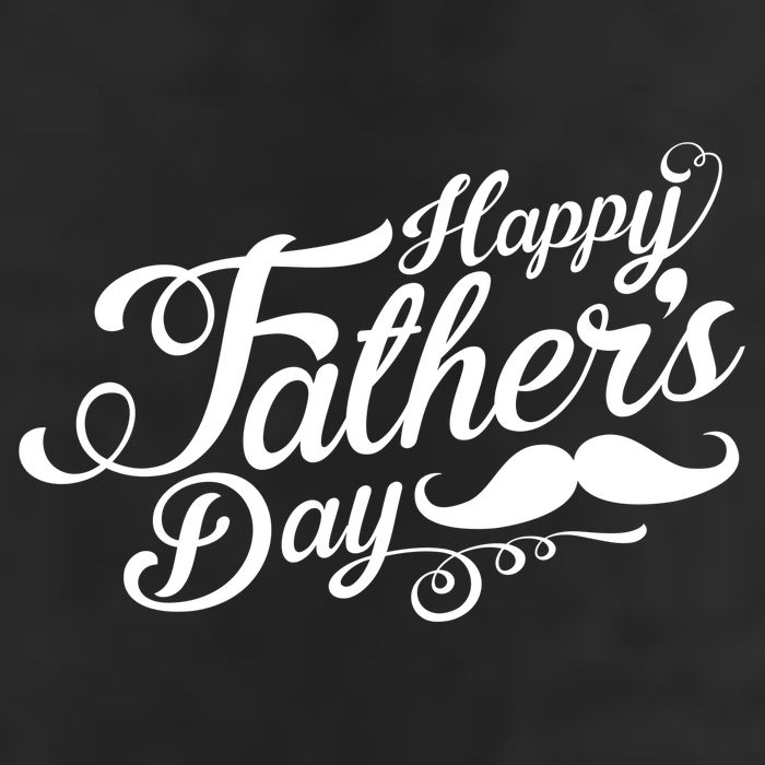 Happy Father's Day Fancy Mustache  Golf Towel