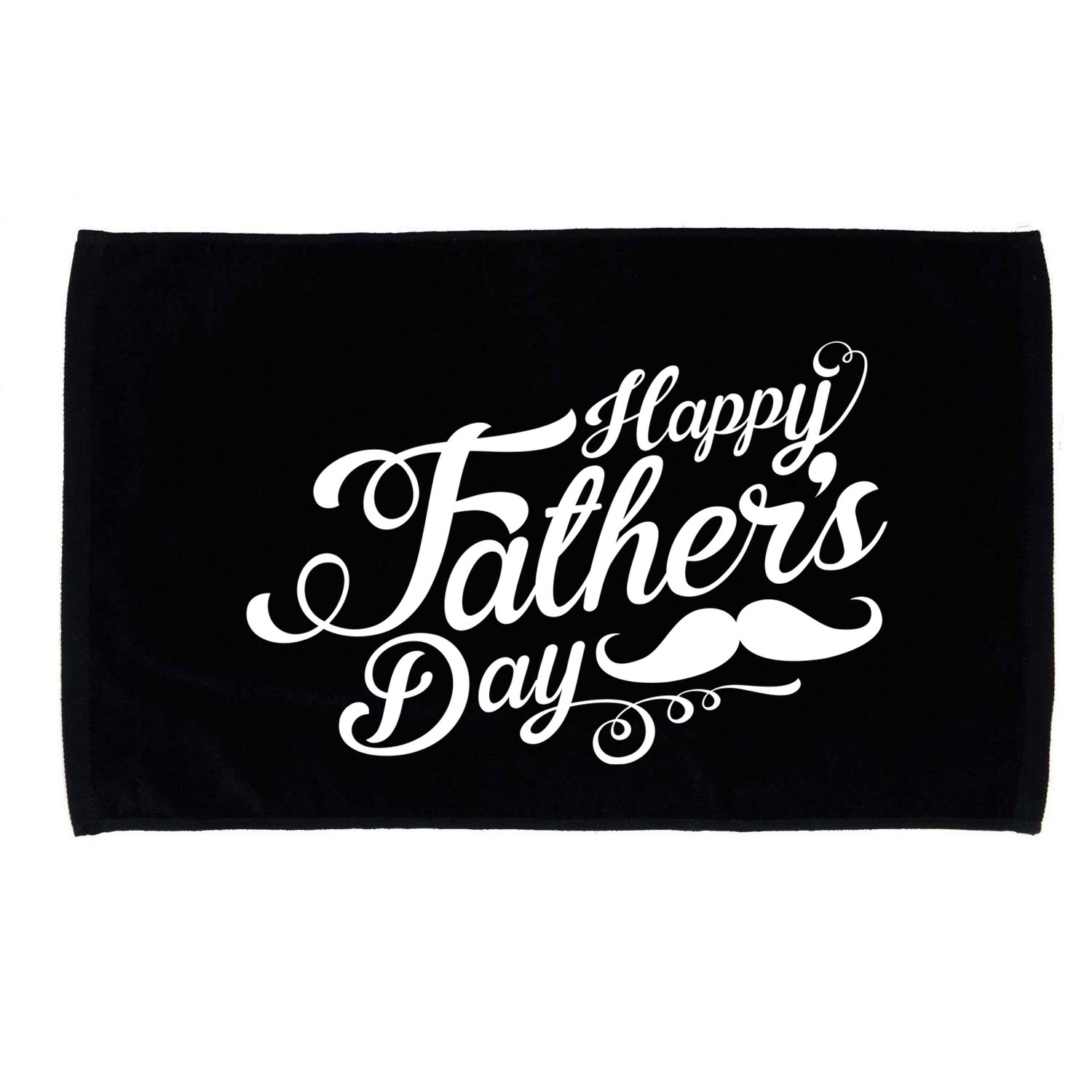 Happy Father's Day Fancy Mustache  Microfiber Hand Towel