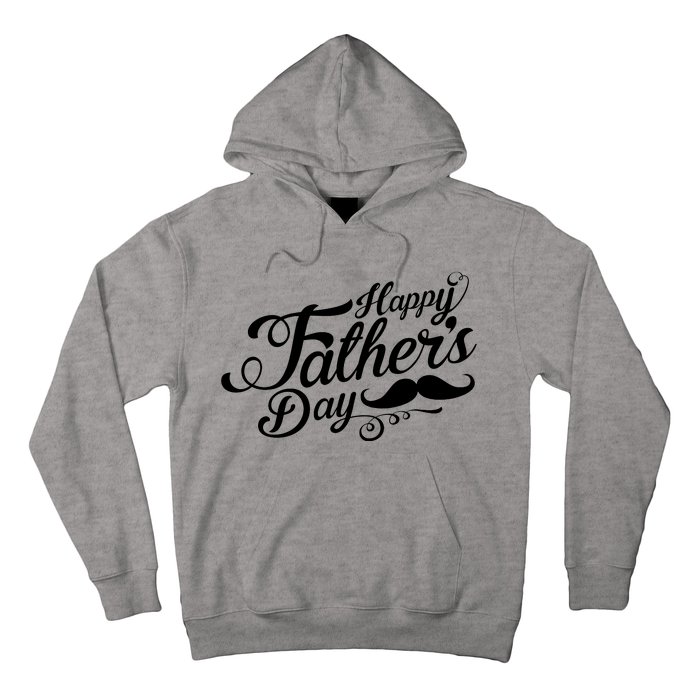 Happy Father's Day Fancy Mustache  Hoodie