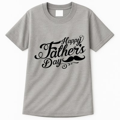 Happy Father's Day Fancy Mustache  Tall T-Shirt