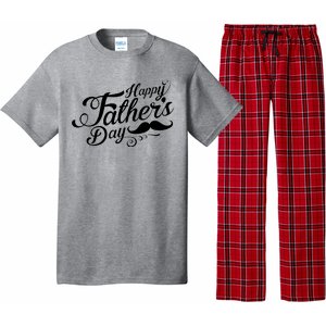 Happy Father's Day Fancy Mustache  Pajama Set