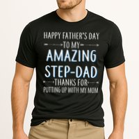 Happy Father's Day To My Amazing Step-Dad Cooling Performance Crew T-Shirt