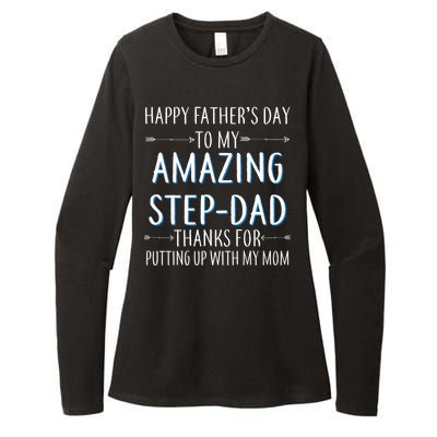 Happy Father's Day To My Amazing Step-Dad Womens CVC Long Sleeve Shirt