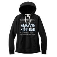 Happy Father's Day To My Amazing Step-Dad Women's Fleece Hoodie