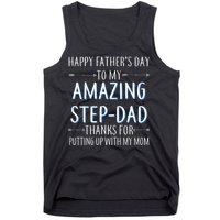 Happy Father's Day To My Amazing Step-Dad Tank Top