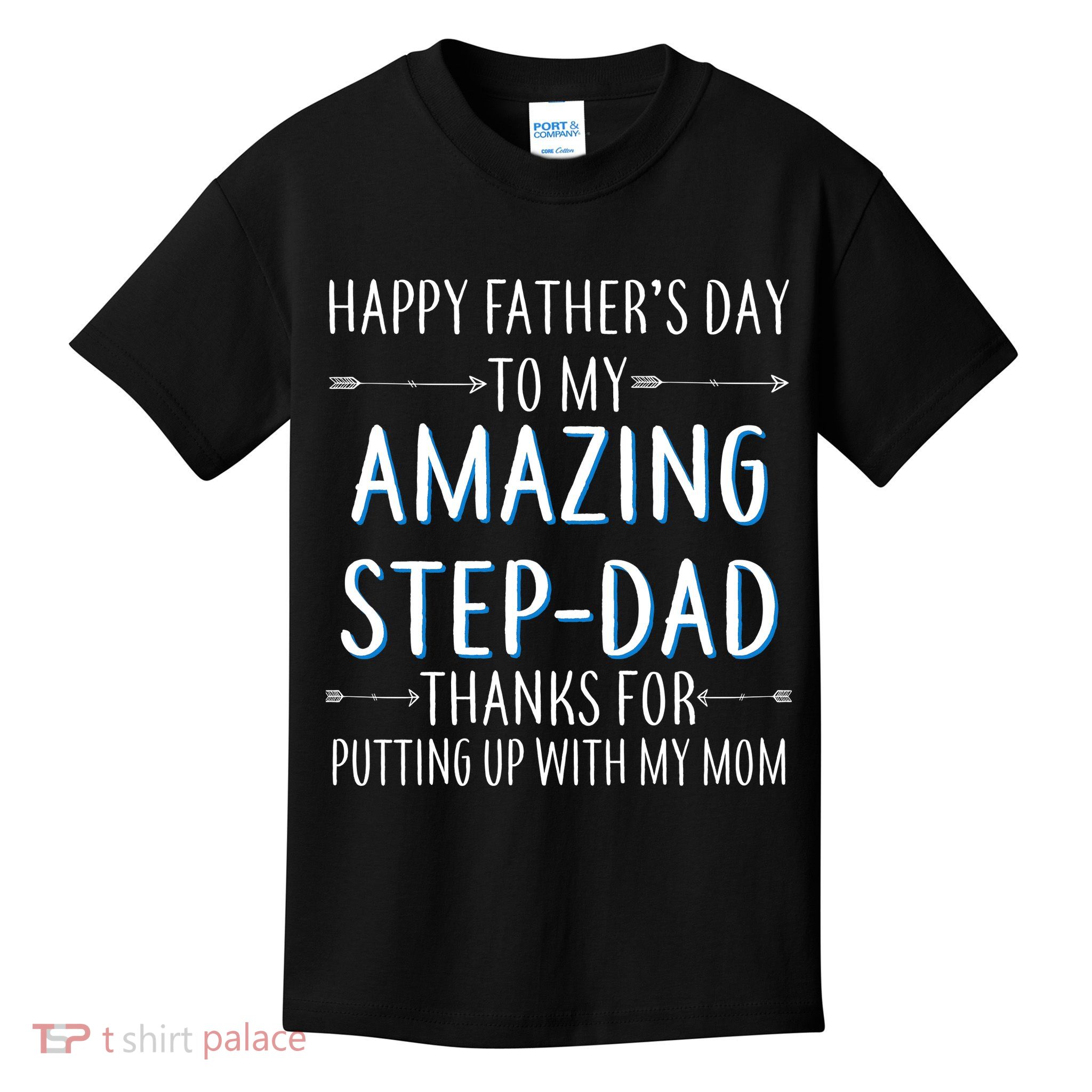 Happy Father's Day To My Amazing Step-Dad Kids T-Shirt