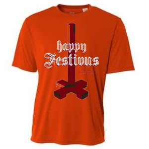 Happy Festivus For The Rest Of Us Christmas Cooling Performance Crew T-Shirt