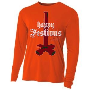 Happy Festivus For The Rest Of Us Christmas Cooling Performance Long Sleeve Crew