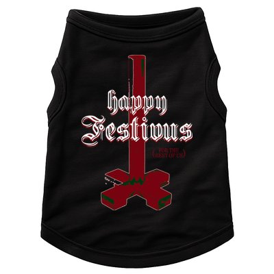 Happy Festivus For The Rest Of Us Christmas Doggie Tank