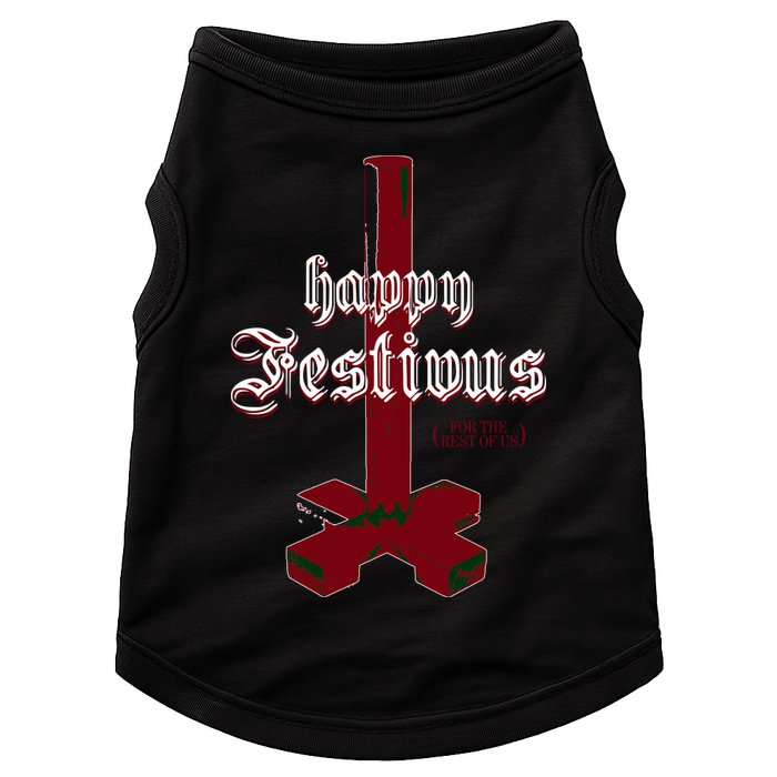 Happy Festivus For The Rest Of Us Christmas Doggie Tank
