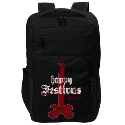 Happy Festivus For The Rest Of Us Christmas Impact Tech Backpack
