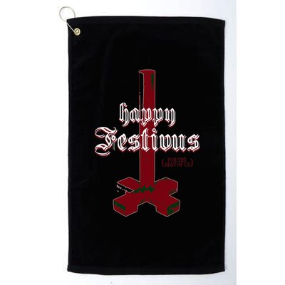 Happy Festivus For The Rest Of Us Christmas Platinum Collection Golf Towel