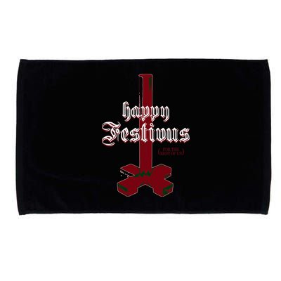 Happy Festivus For The Rest Of Us Christmas Microfiber Hand Towel