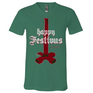 Happy Festivus For The Rest Of Us Christmas V-Neck T-Shirt