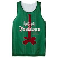 Happy Festivus For The Rest Of Us Christmas Mesh Reversible Basketball Jersey Tank